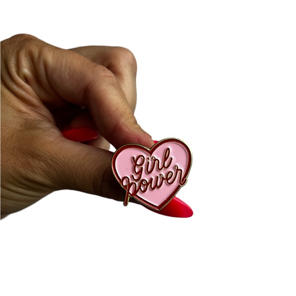 GIRL POWER Enamel Pin - Picture 2 of 2